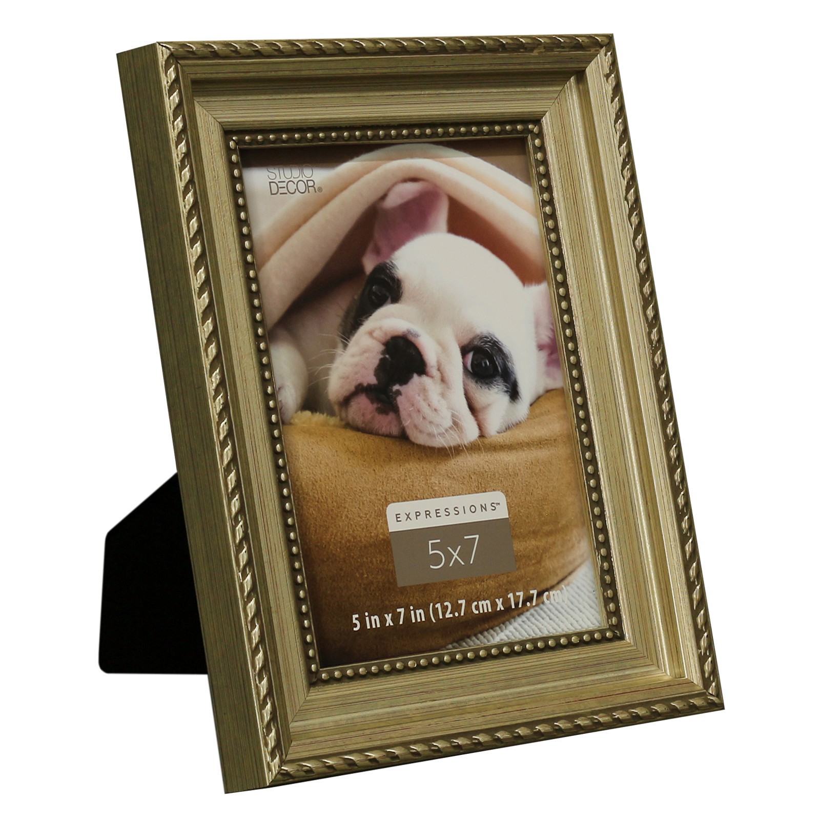 slide 4 of 5, Expressions Silver Ornate Frame By Studio Decor, 5 in x 7 in