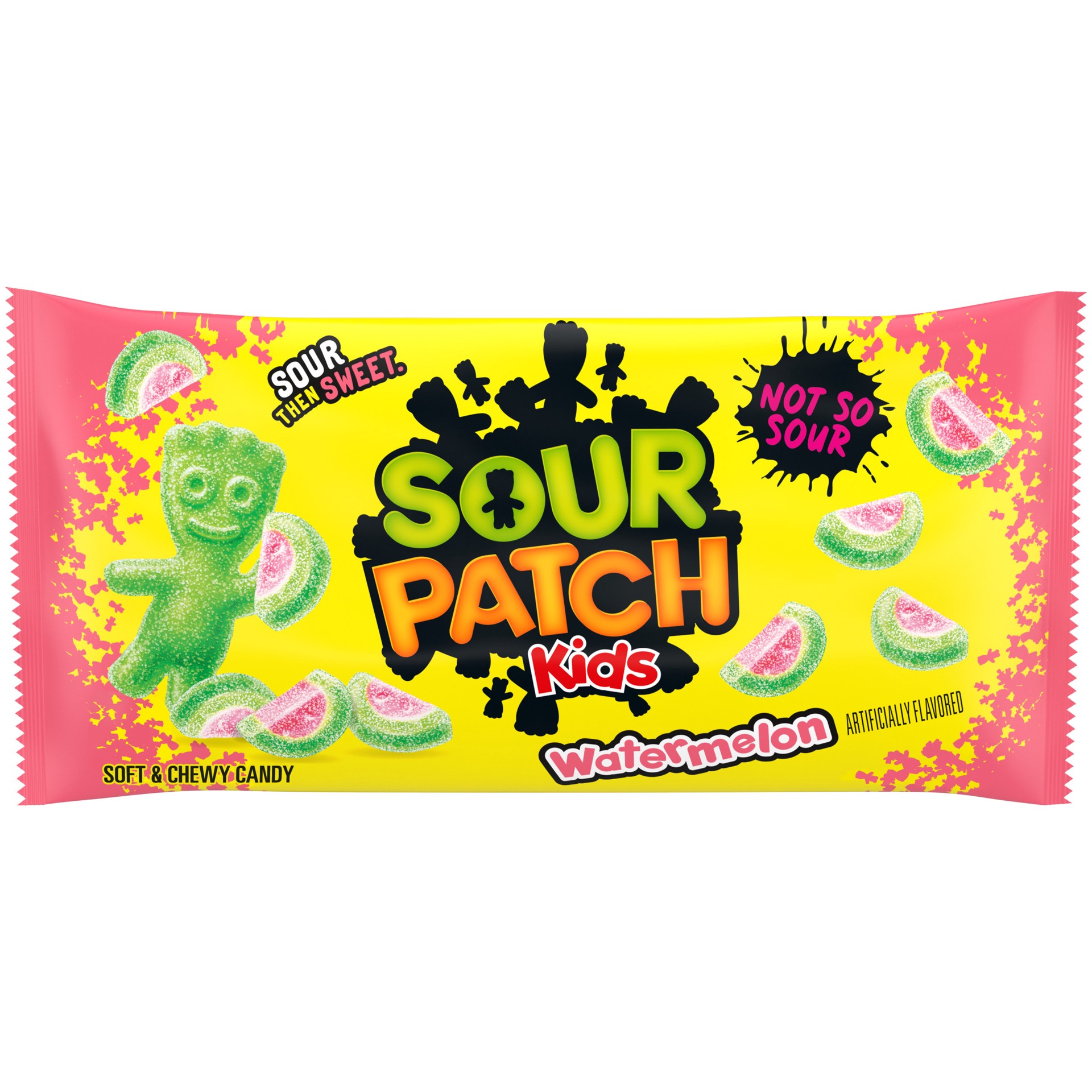 slide 1 of 9, SOUR PATCH KIDS Watermelon Soft & Chewy Candy, 2 oz Bag, 2 oz