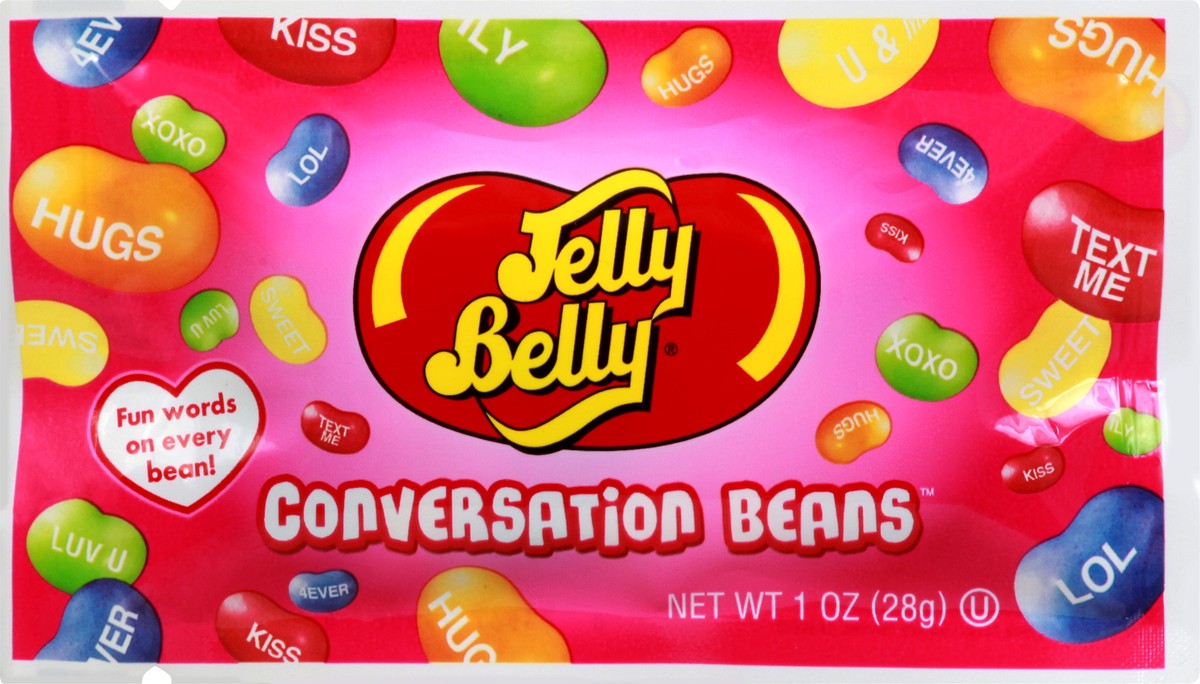 slide 7 of 8, Jelly Belly Valentine's Conversation Beans Pouch - 1oz, 1 oz