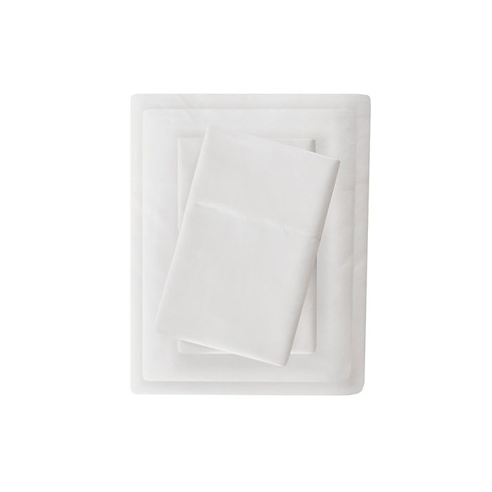slide 2 of 4, Madison Park 3M Microcell Twin Sheet Set - White, 1 ct
