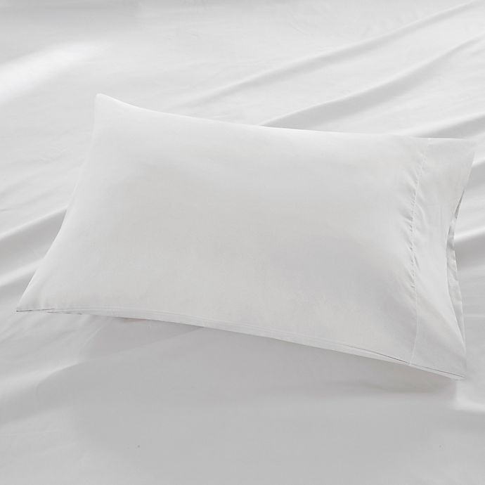 slide 3 of 4, Madison Park 3M Microcell Twin Sheet Set - White, 1 ct