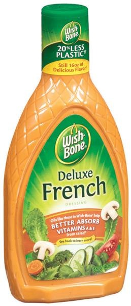 slide 1 of 1, Wish-Bone Deluxe French Salad Dressing, 16 oz