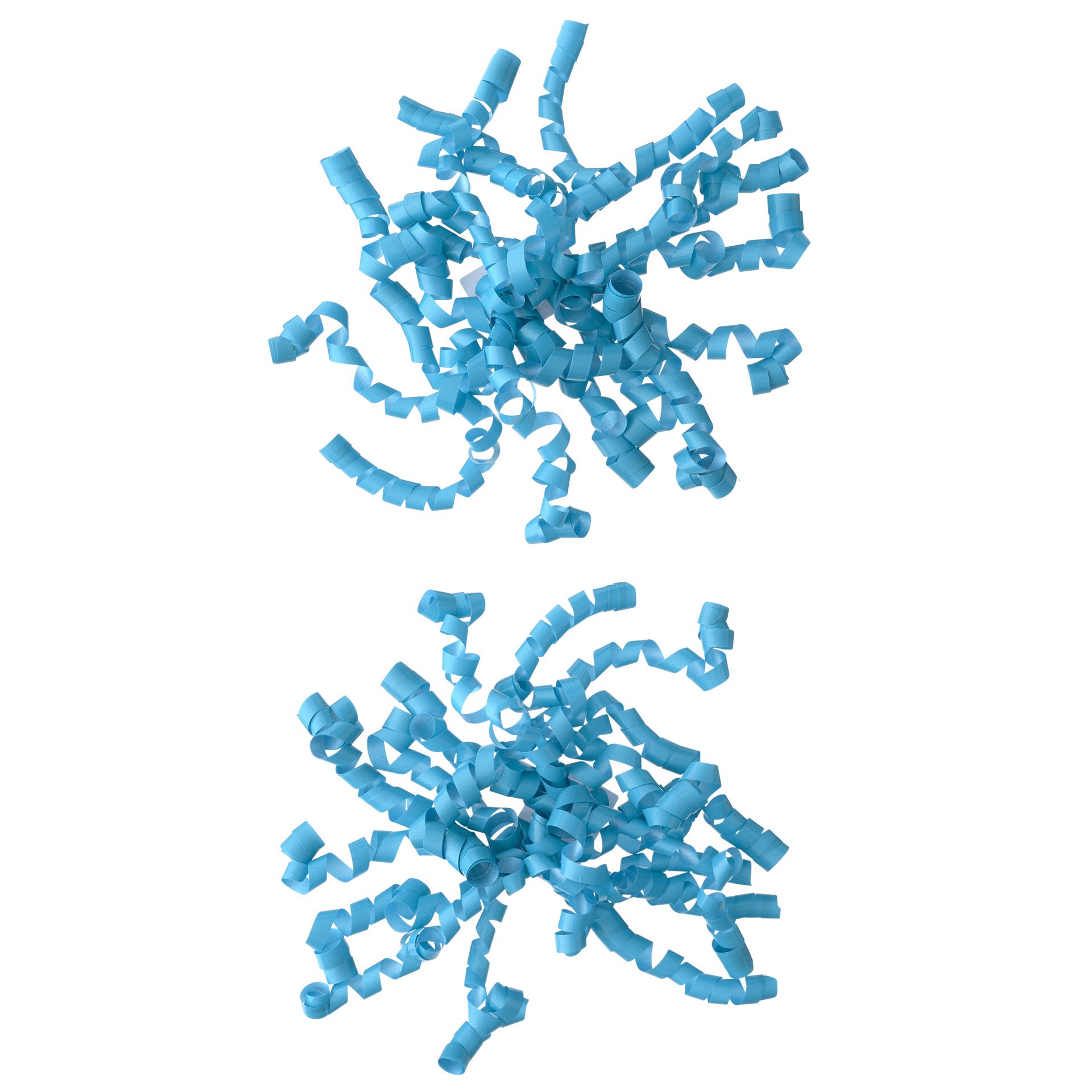 slide 2 of 3, Turquoise Lacquer Twisty Bows By Celebrate It, 0.25 in x 30 in