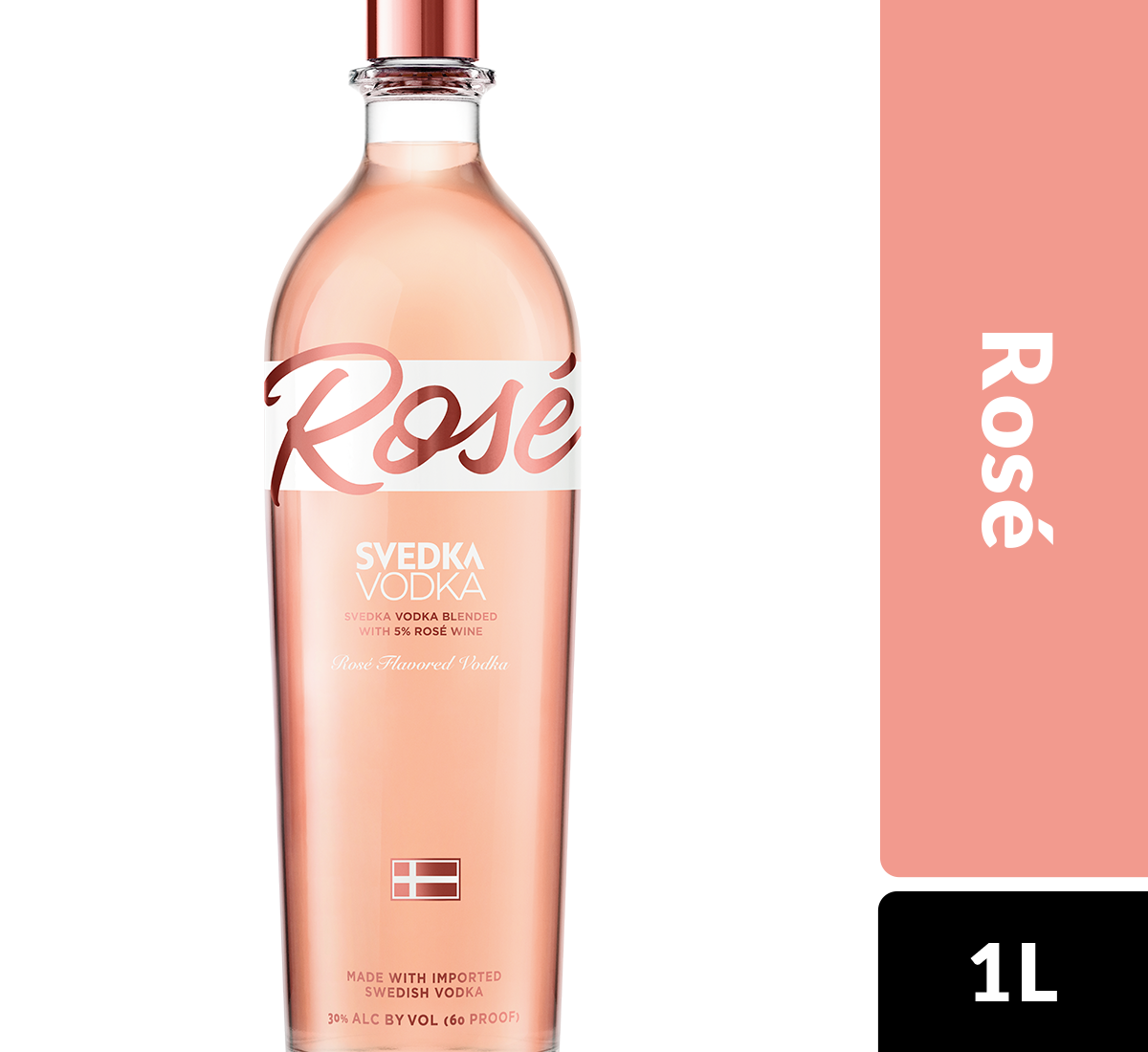 slide 2 of 2, SVEDKA Rose Flavored Vodka, 1 L Bottle, 60 Proof, 1 ct