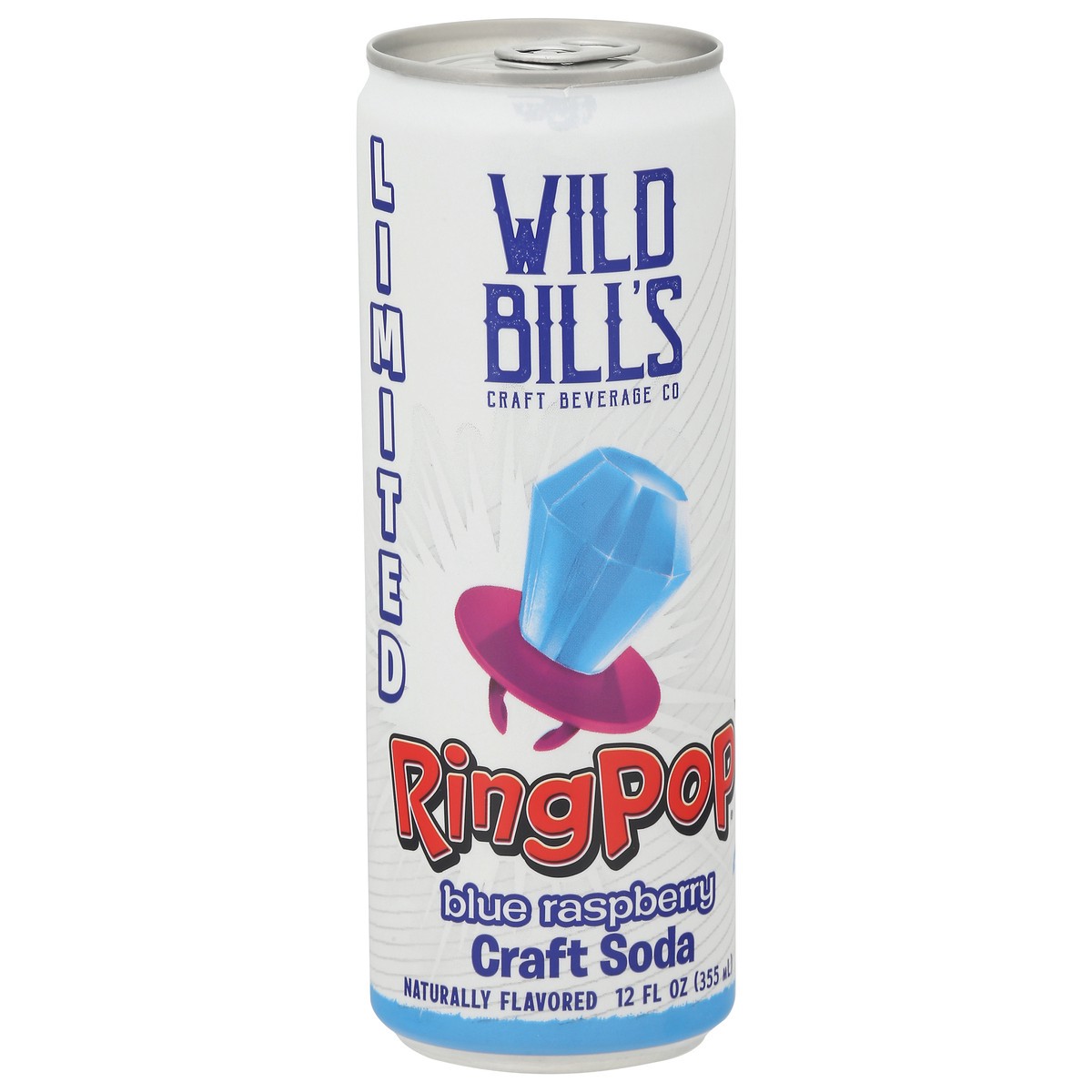 slide 8 of 14, Wild Bills Soda Ring Pop Blue Raspberry - 12 oz, 12 oz