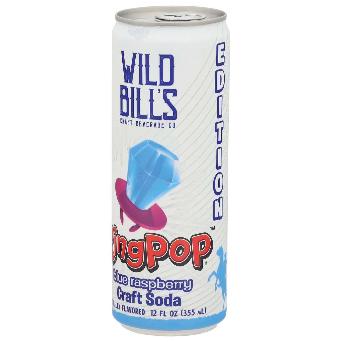 slide 13 of 14, Wild Bills Soda Ring Pop Blue Raspberry - 12 oz, 12 oz