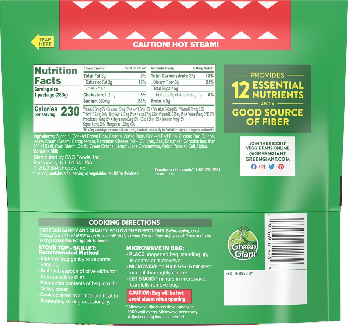 slide 4 of 9, Green Giant Veggies & Rice, Restaurant Style (Frozen), 10 oz