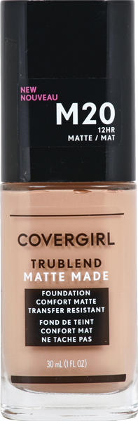 slide 1 of 1, Covergirl New Covergirl Trublend Matte Made Foundation, 30 ml