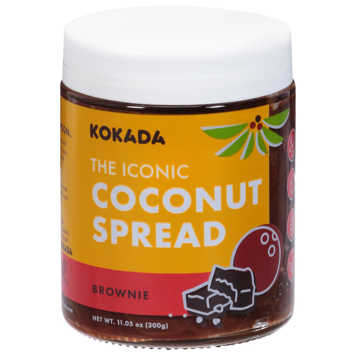 slide 1 of 9, Kokada The Iconic Brownie Coconut Spread 11.05 oz, 11.05 oz