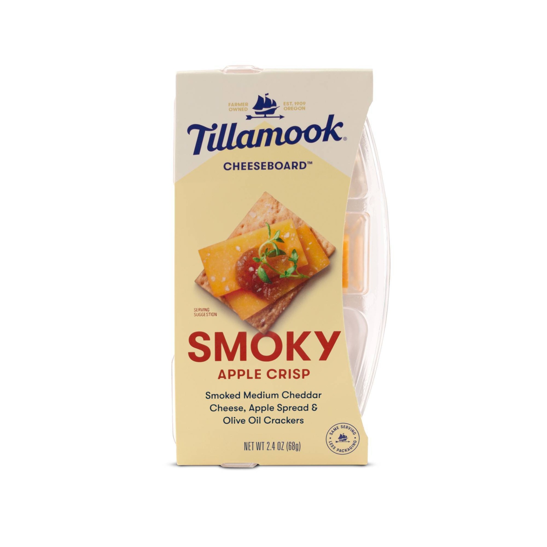 slide 1 of 3, Tillamook Cheeseboard Smoky Apple Crisp Snack, 2.4 oz