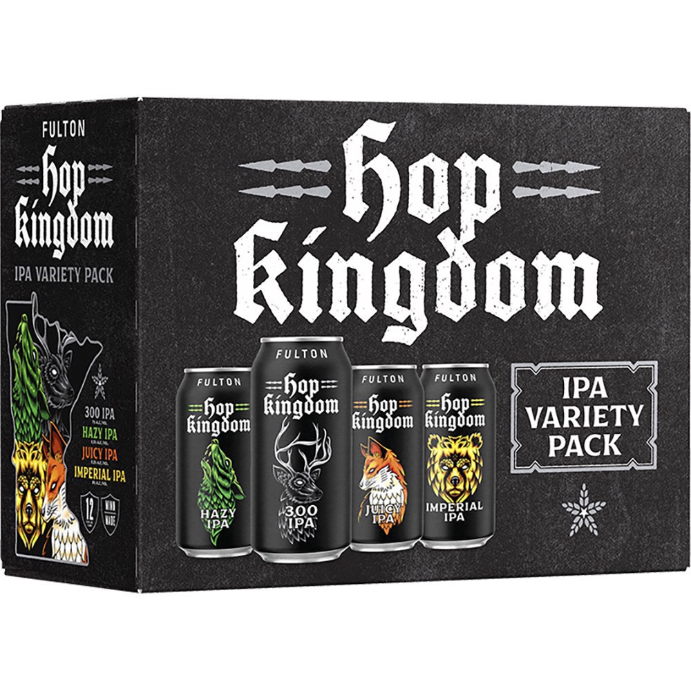 slide 1 of 1, Fulton Hop Kingdom Ipa Variety 12pk 12oz Can, 12 ct; 12 oz