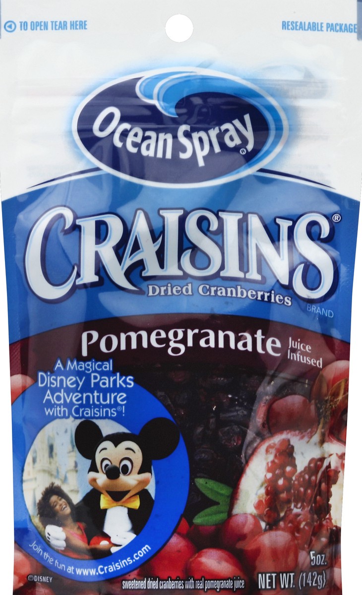 slide 2 of 3, Ocean Spray Pomegranate Juice Infused Craisins, 5 oz
