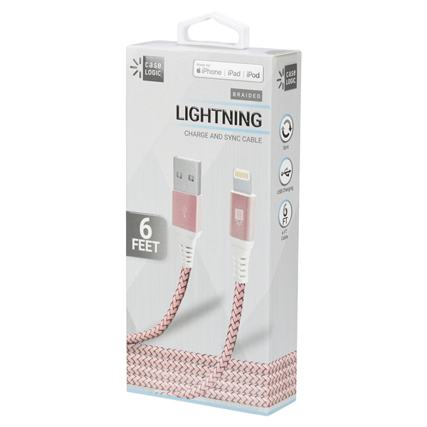 slide 8 of 29, Case Logic Lightning USB Cable, 6 ft