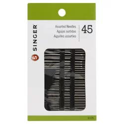 SINGER Assorted Hand Needles, 45 Count