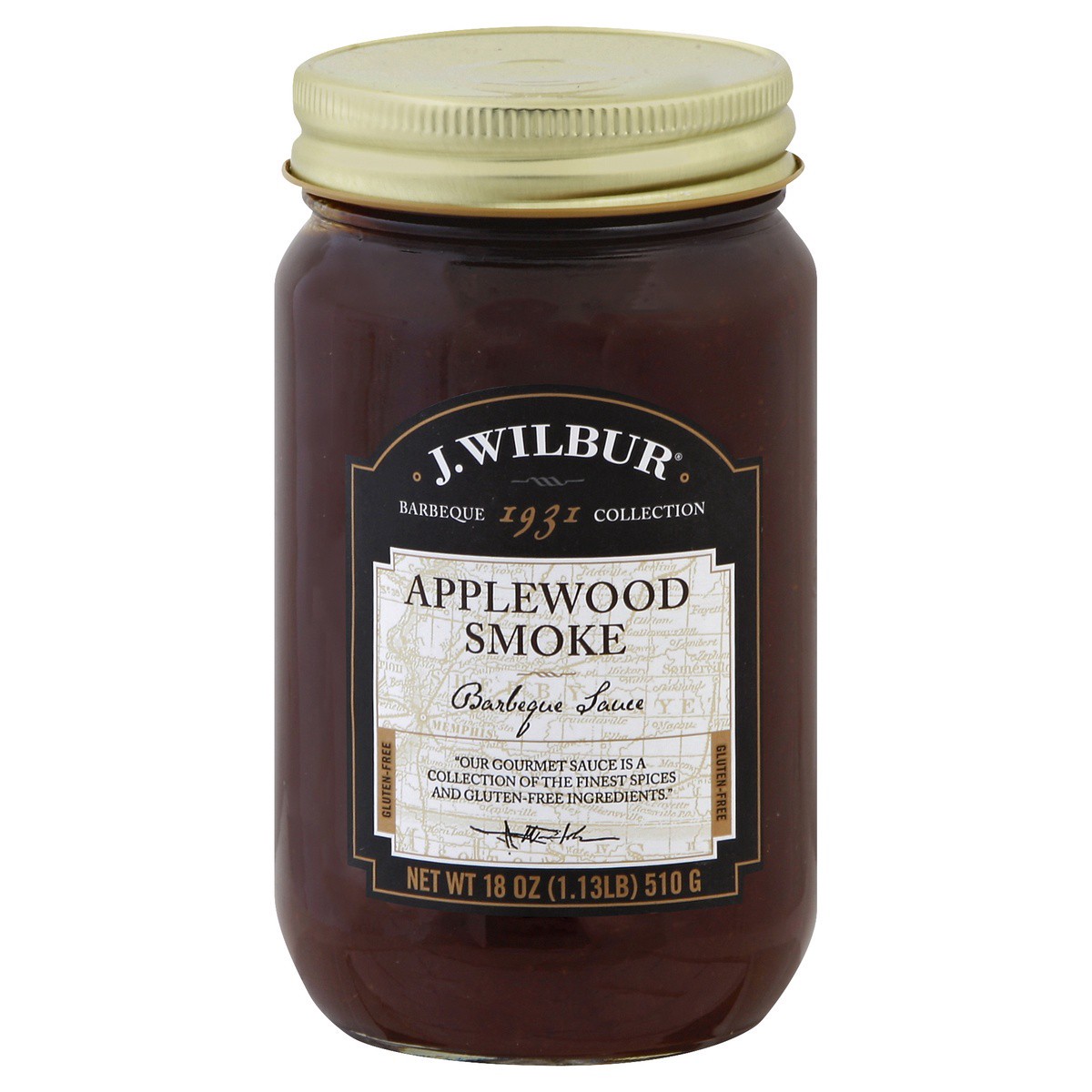 slide 1 of 2, J Wilbur Barbeque Sauce 18 oz, 18 oz