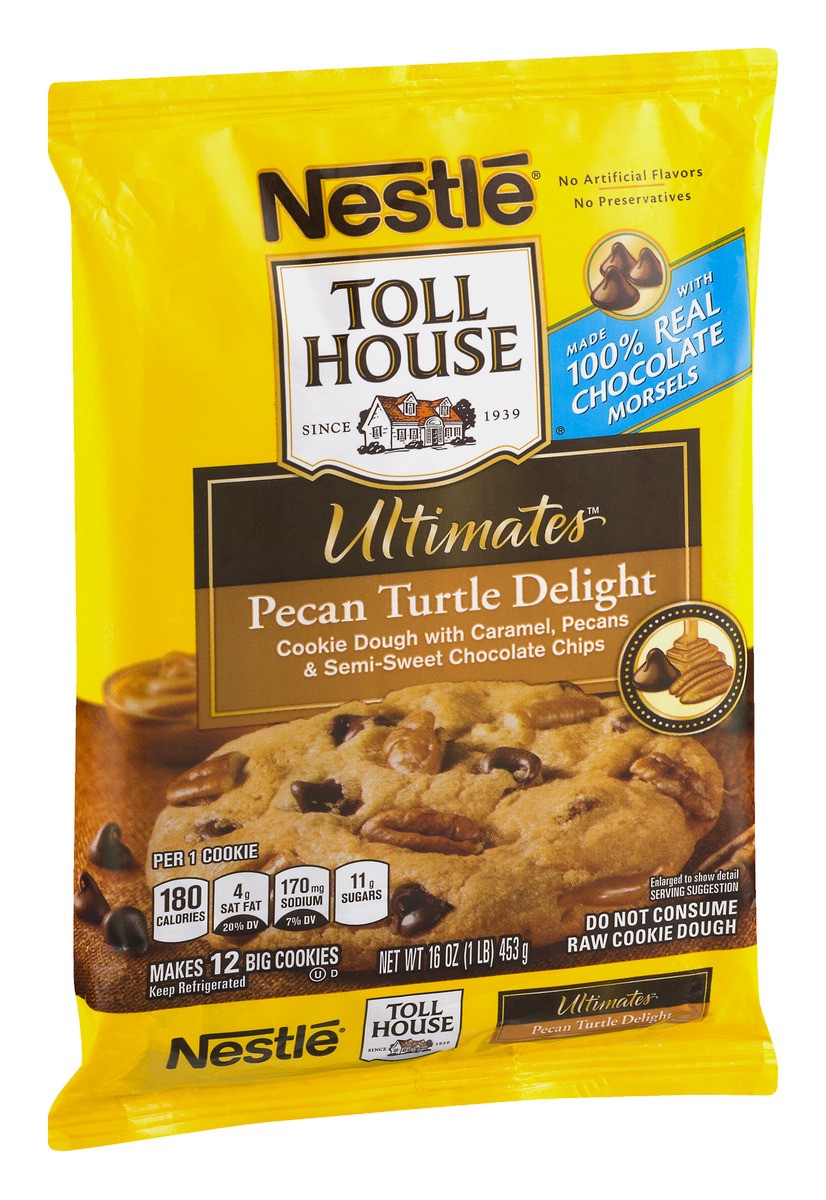 slide 5 of 12, Toll House Pecan Turtle Delight Cookie Dough, 16 Oz, 16 oz