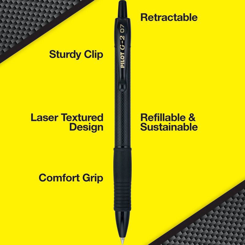 slide 5 of 8, G2 Gel G2 Edge 5pk Gel Pen Fine Black Ink, 5 ct