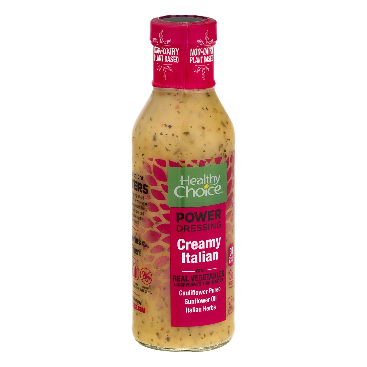 slide 7 of 10, Healthy Choice Plant Powered Creamy Italian Dressing 12 fl oz, 12 fl oz