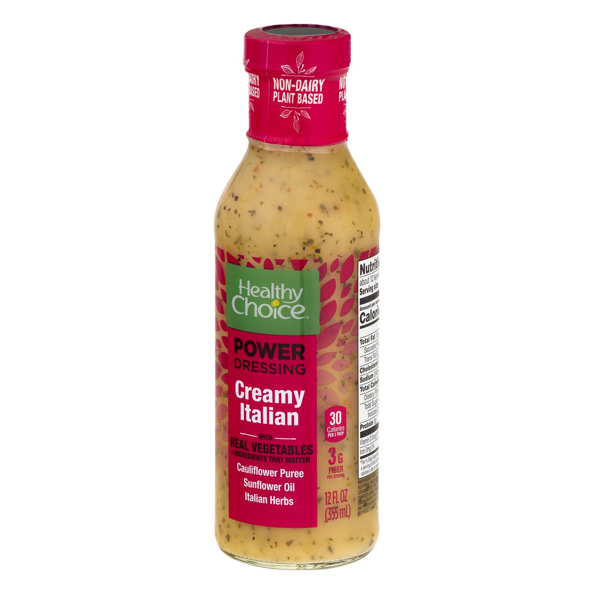 slide 8 of 10, Healthy Choice Plant Powered Creamy Italian Dressing 12 fl oz, 12 fl oz