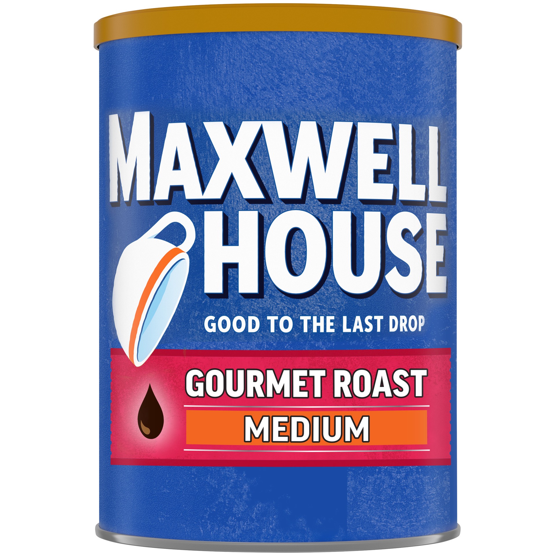 slide 1 of 9, Maxwell House Gourmet Roast Medium Roast Ground Coffee, 11 oz Canister, 11 oz