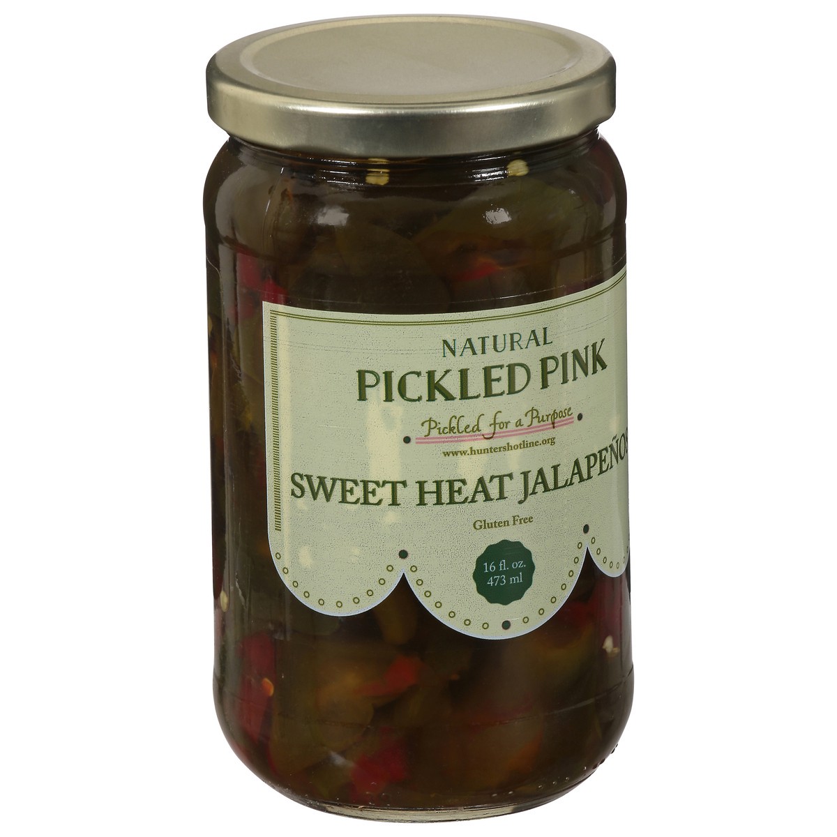 slide 13 of 13, Pickled Pink Natural Sweet Heat Jalapenos 16 fl oz, 16 fl oz