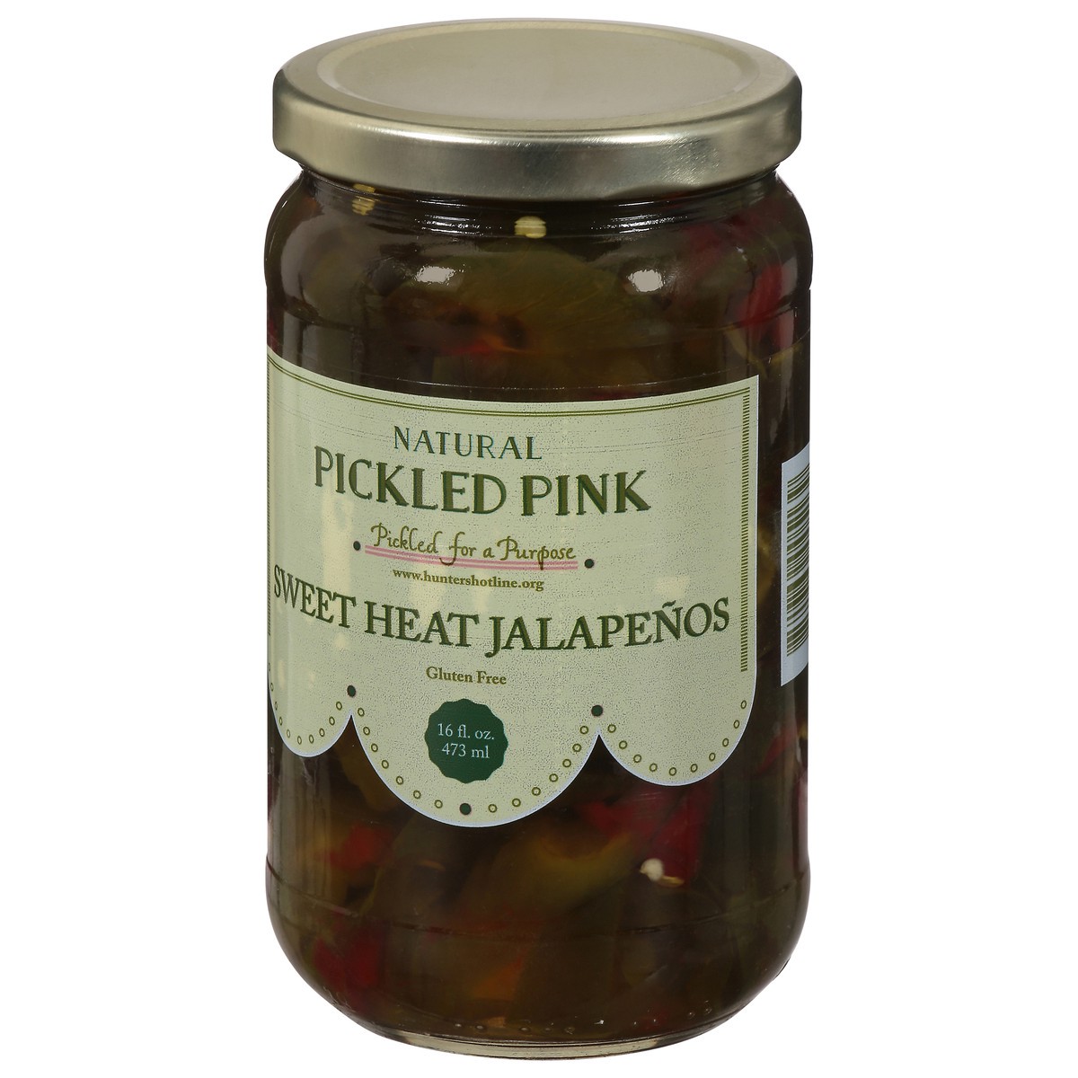 slide 6 of 13, Pickled Pink Natural Sweet Heat Jalapenos 16 fl oz, 16 fl oz