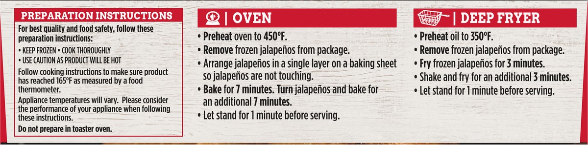 slide 4 of 9, T.G.I. Fridays TGI Fridays Frozen Appetizers Cream Cheese Stuffed Jalapeno Poppers, 8 oz. Box, 8 oz