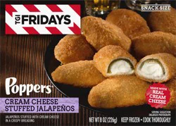 T.G.I. Friday's TGI Fridays Frozen Appetizers Cream Cheese Stuffed Jalapeno Poppers, 8 oz. Box