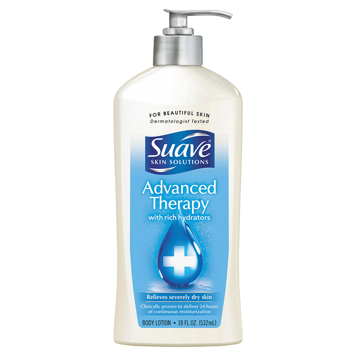 slide 1 of 4, Suave Advanced Therapy Lotion, 18 fl oz