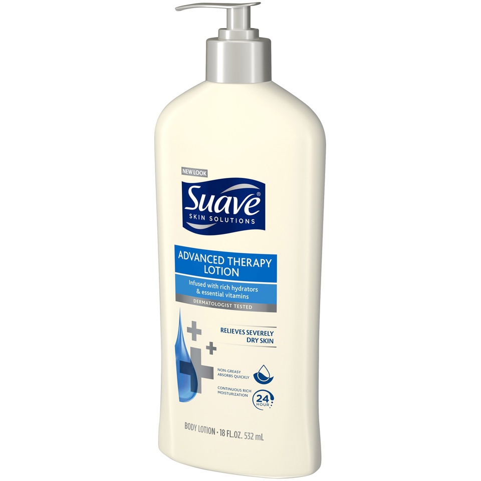 slide 3 of 4, Suave Advanced Therapy Lotion, 18 fl oz