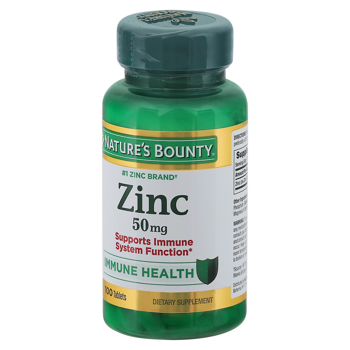 slide 12 of 13, Nature's Bounty 50 Mg Zinc, 100 ct