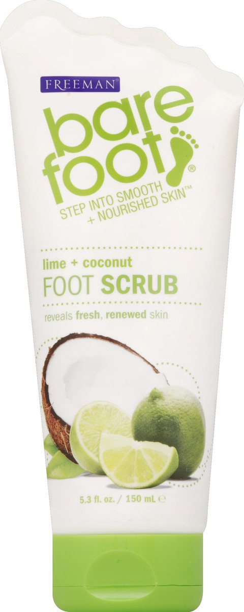 slide 2 of 2, Freeman Lime + Coconut Foot Scrub, 5.3 fl oz