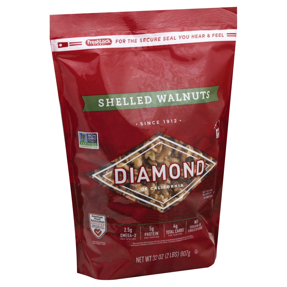 slide 2 of 13, Diamond Shelled Walnuts, 32 oz