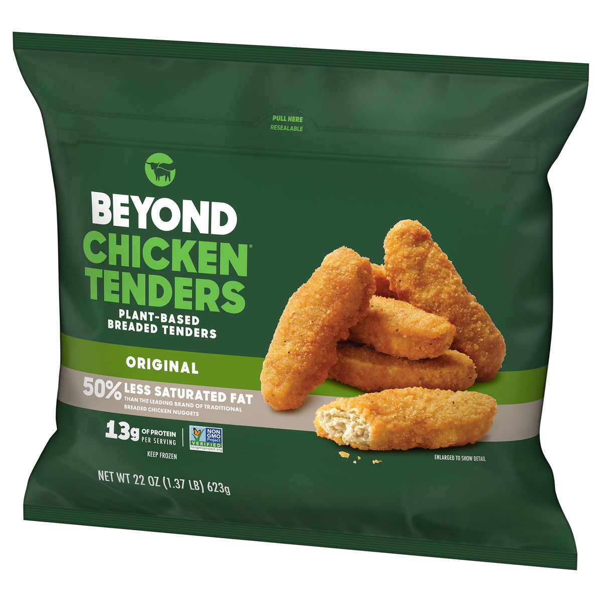 slide 7 of 9, Beyond Chicken Plant-Based Original Breaded Tenders 22 oz, 22 oz