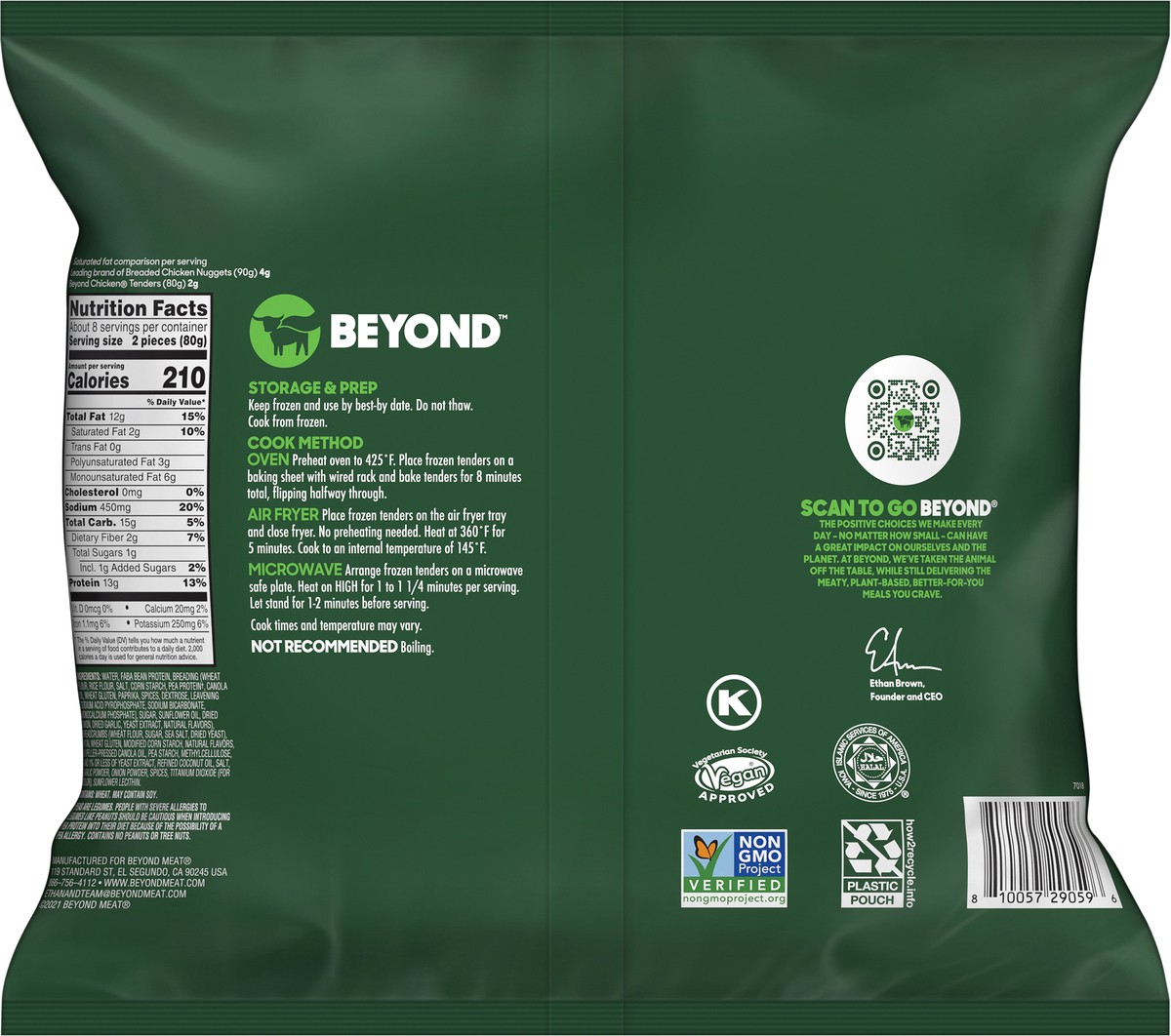 slide 4 of 9, Beyond Chicken Plant-Based Original Breaded Tenders 22 oz, 22 oz