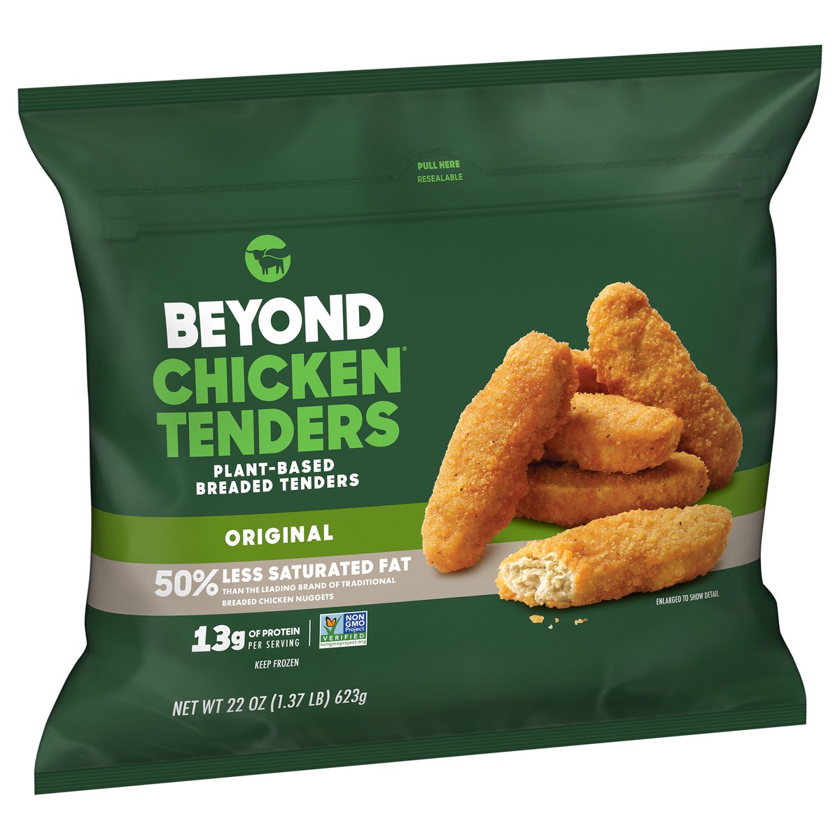 slide 8 of 9, Beyond Chicken Plant-Based Original Breaded Tenders 22 oz, 22 oz