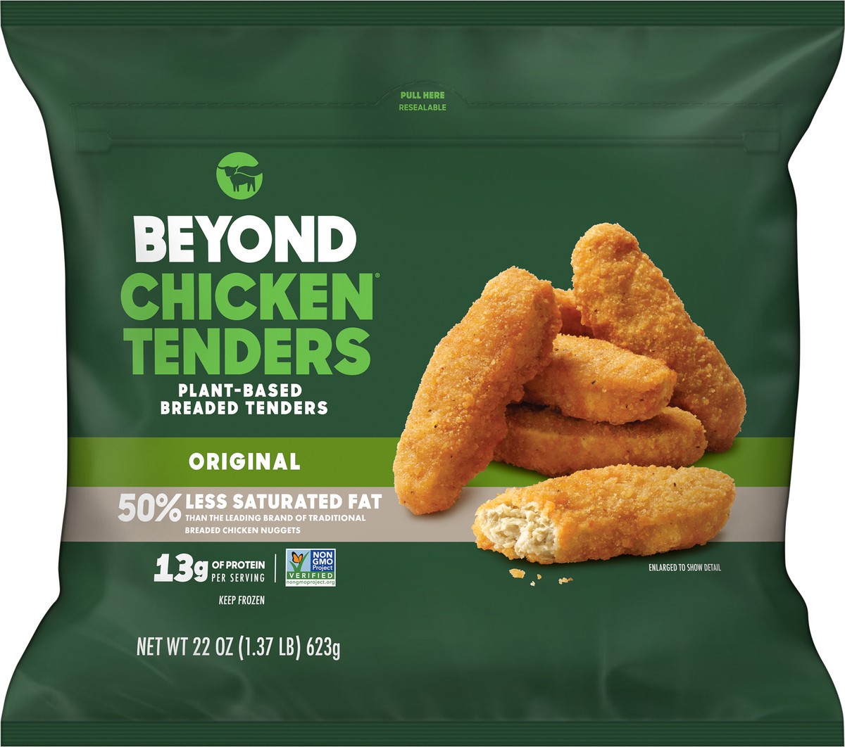 slide 6 of 9, Beyond Chicken Plant-Based Original Breaded Tenders 22 oz, 22 oz