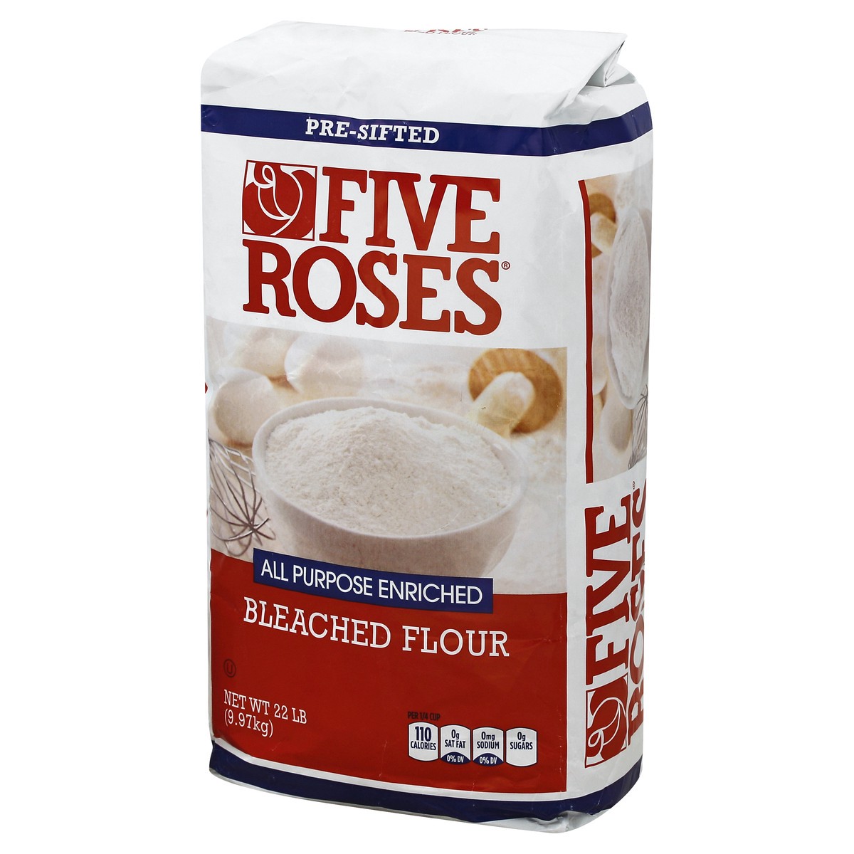 slide 4 of 10, Five Roses Flour 22 lb, 22 lb