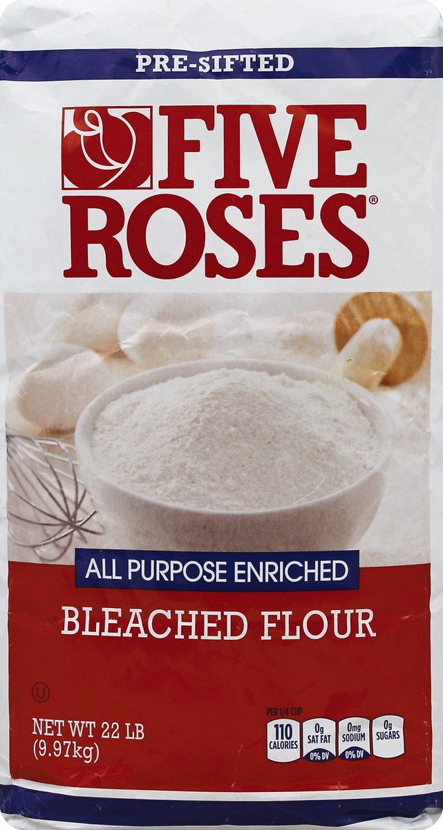 slide 1 of 10, Five Roses Flour 22 lb, 22 lb