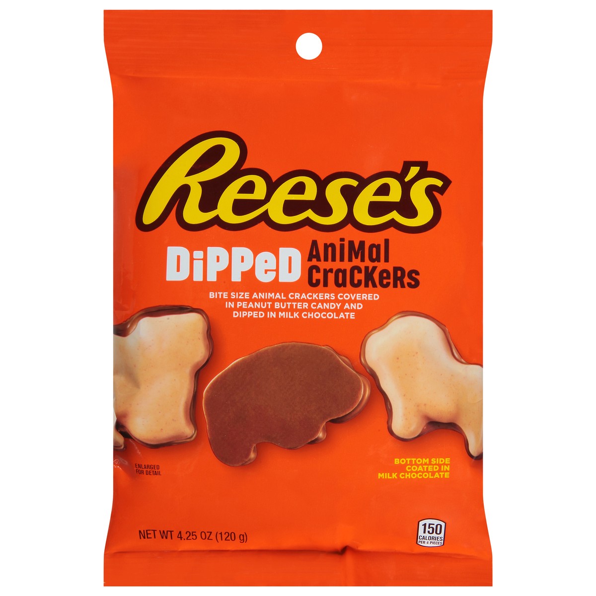 slide 1 of 1, Reese's Dipped Animal Crackers 4.25 oz, 4.25 oz