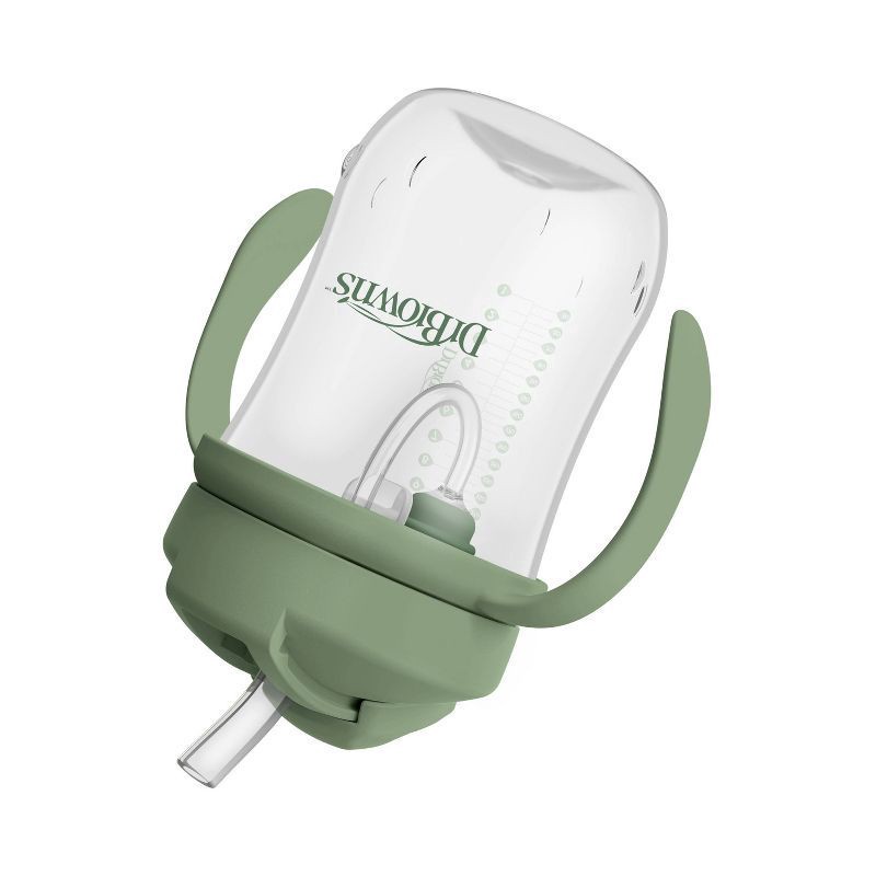 slide 9 of 10, Dr. Brown's 8 fl oz Baby First Straw Cup - Sage, 8 fl oz