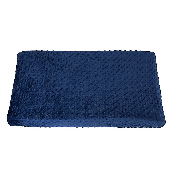 slide 2 of 3, Gerber Popcorn Changing Pad Cover - Navy, 1 ct