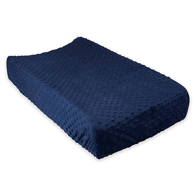 slide 1 of 3, Gerber Popcorn Changing Pad Cover - Navy, 1 ct