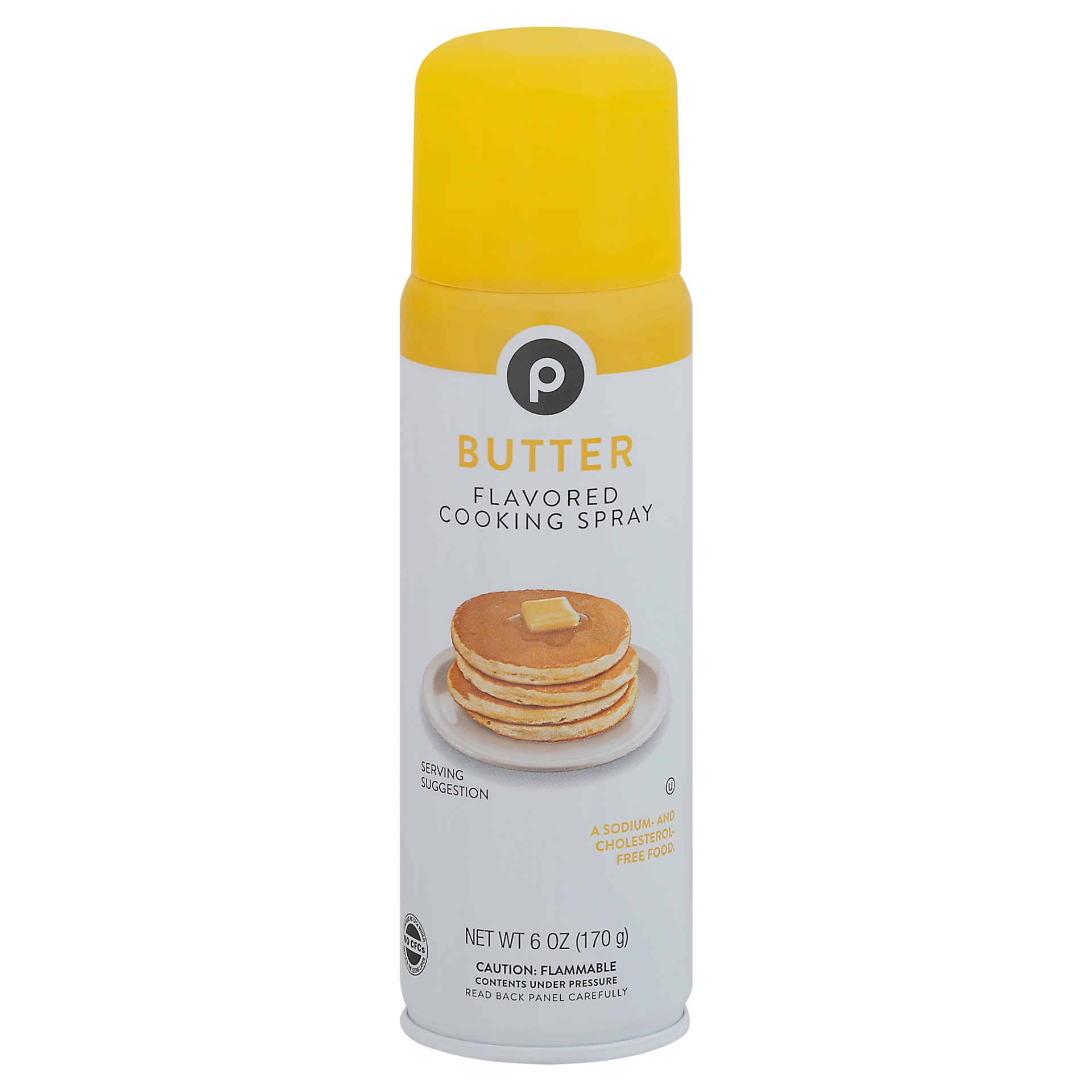 slide 1 of 1, Publix Butter Flavored Cooking Spray, 6 fl oz