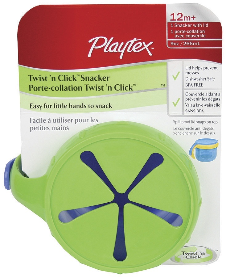 slide 1 of 1, Playtex Twist 'n Click Snacker, 1 ct