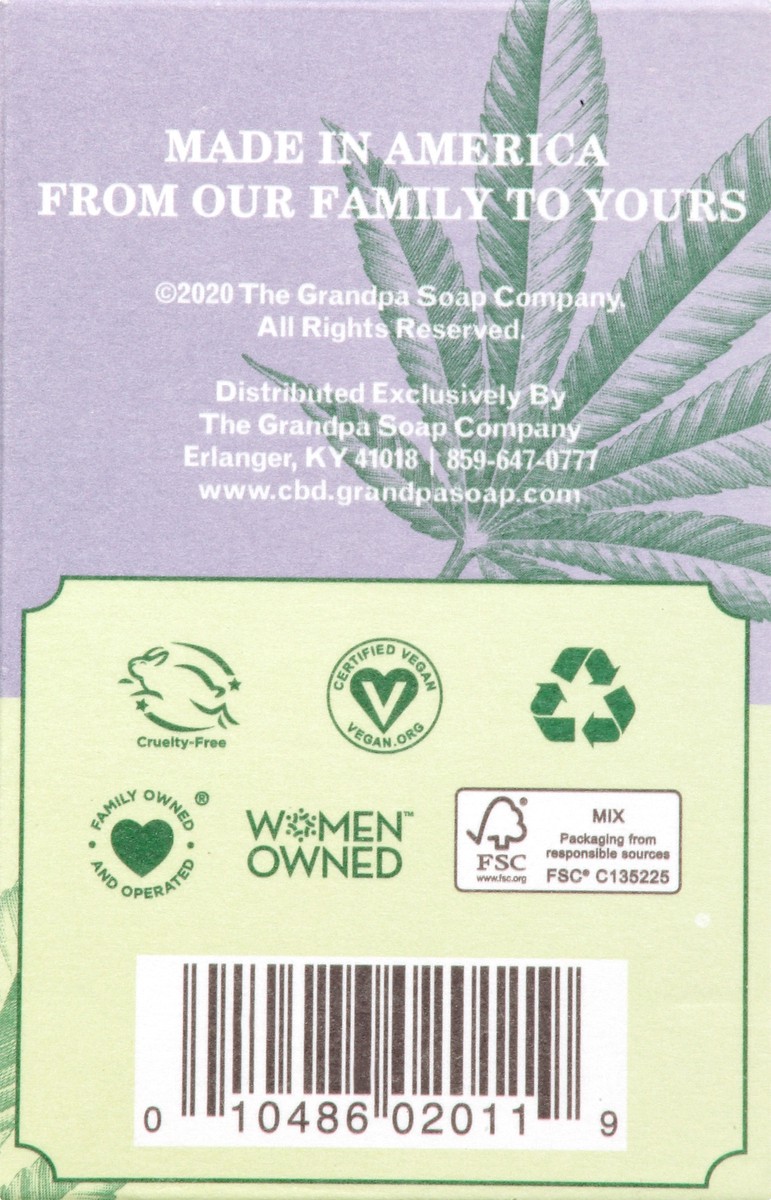 slide 6 of 9, The Grandpa Soap Co. CBD Relax Foaming Salt Blocks 2 ea, 2 ct