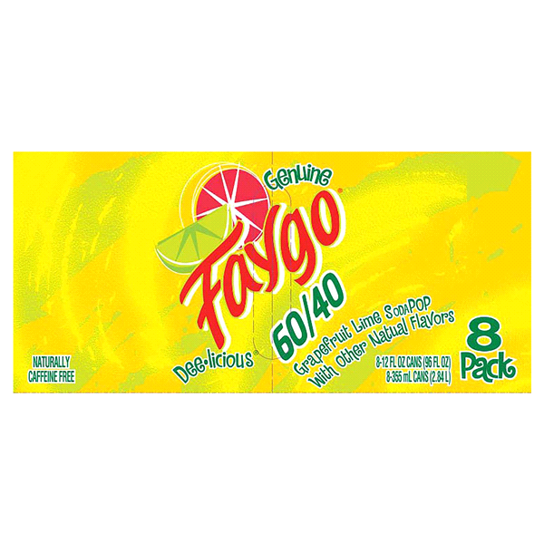 slide 9 of 13, Faygo 60/40 8Pk/12Oz Cans, 8 ct; 12 oz