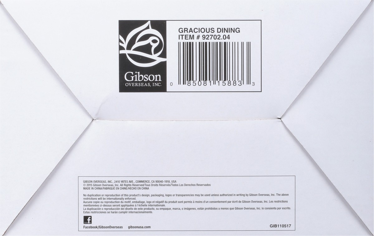 slide 2 of 10, Gibson Elite Gracious Dining Collection 3 Tiered Stoneware Oval White Bowl Set 1 ea, 1 ct