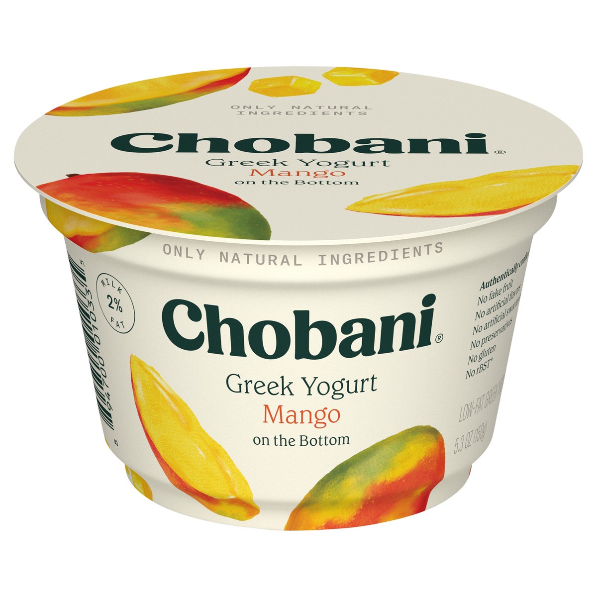 slide 1 of 1, Chobani Mango on the Bottom Low Fat Greek Yogurt - 5.3oz, 5.3 oz