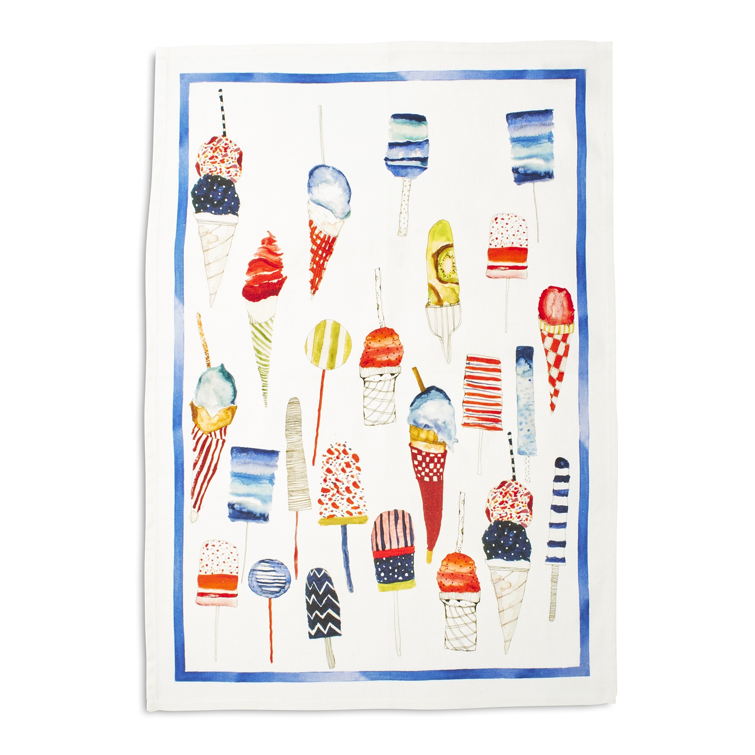 slide 1 of 1, Sur La Table Ice Cream Kitchen Towel, 1 ct